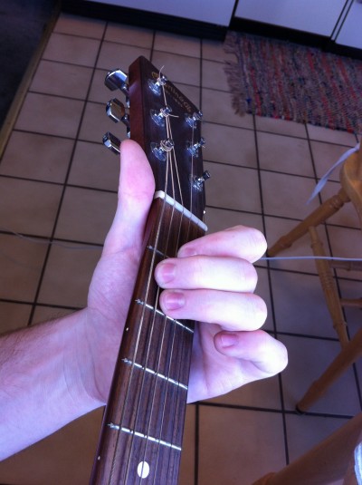 E Major guitar chord
